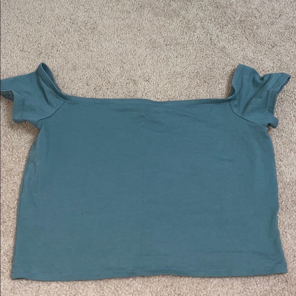 Charlotte Russe Green Crop Top